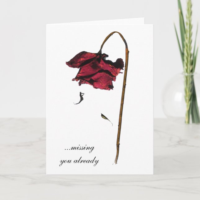 Saknad dig redan kort (Framsida)