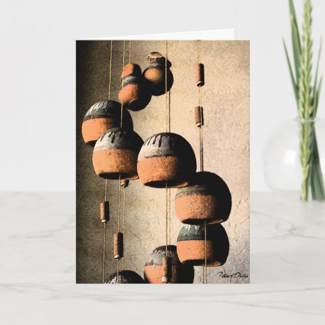 Saknad dig Spiralformad lerkirurgiska vindspel Sti Kort (Framsida)