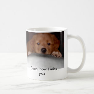 Saknad dig valp kaffemugg