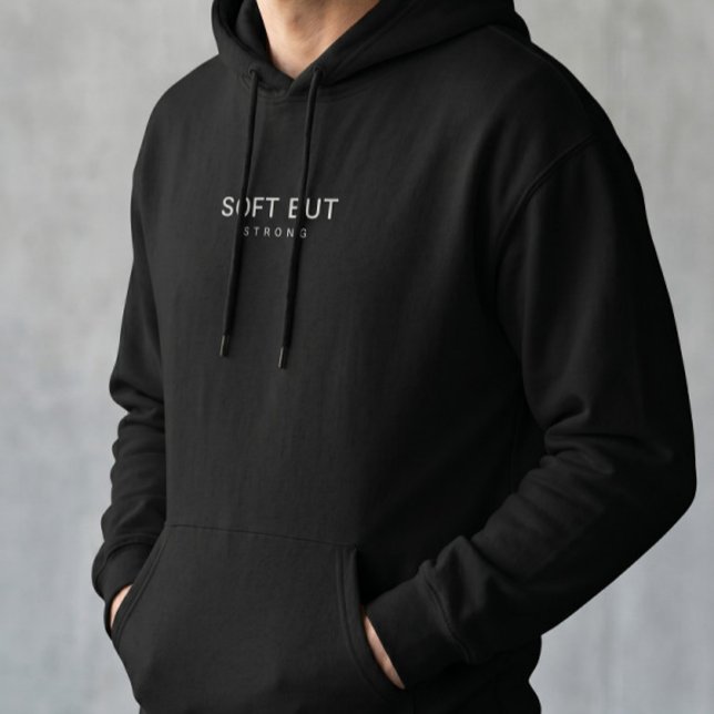 saknad Hoodie | Estetisk vit typografi Pullover (Skapare uppladdad)