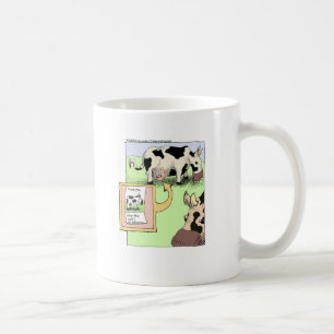 Saknad Ko Roliga Tecknade Presenter & Samlarobjekt Kaffemugg