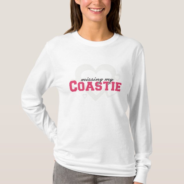Saknad min Coastie Tee Shirt (Framsida)