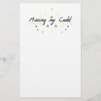 Saknad min stationära Cadet Brevpapper