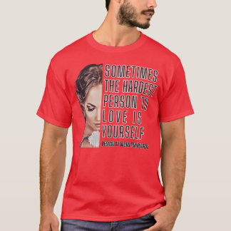 Saknade Citat Om Kärlek tjej T Shirt