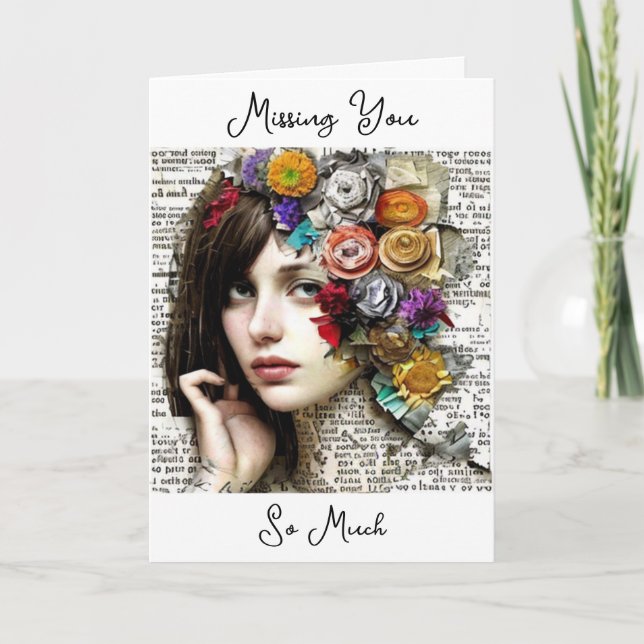 Saknade dig så mycket kort (Framsida)