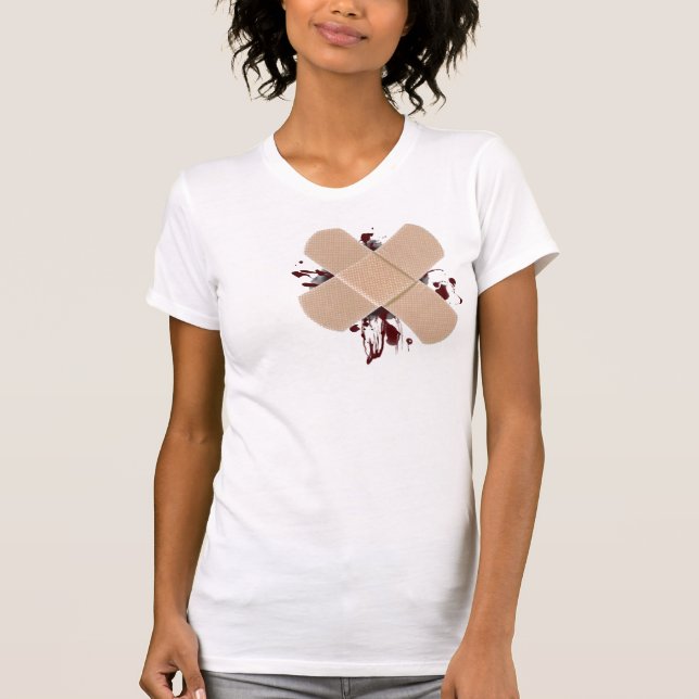 saknade hjärtaT-tröjadamer Tee Shirt (Framsida)