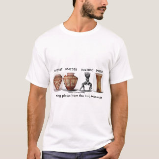 Saknaden lappar från den Irak museumskjortan T-shirt