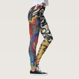 Saknar dig Abstrakt Leggings