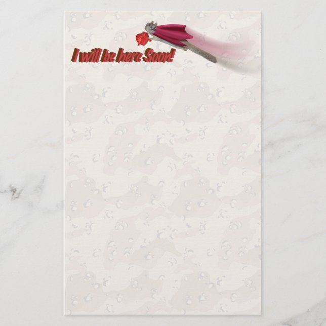 Saknar dig brevpapper (Framsida)