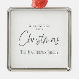 Saknar dig den här Christams Metall-prydnaden Julgransprydnad Metall