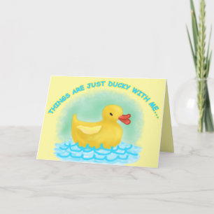 "SAKNAR DIG"-DUCKY-kort Kort
