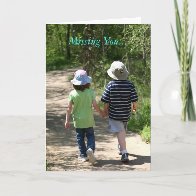 Saknar dig.. kort (Framsida)