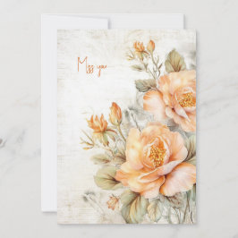 Saknar dig-kort tack kort