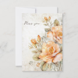 Saknar dig-kort tack kort