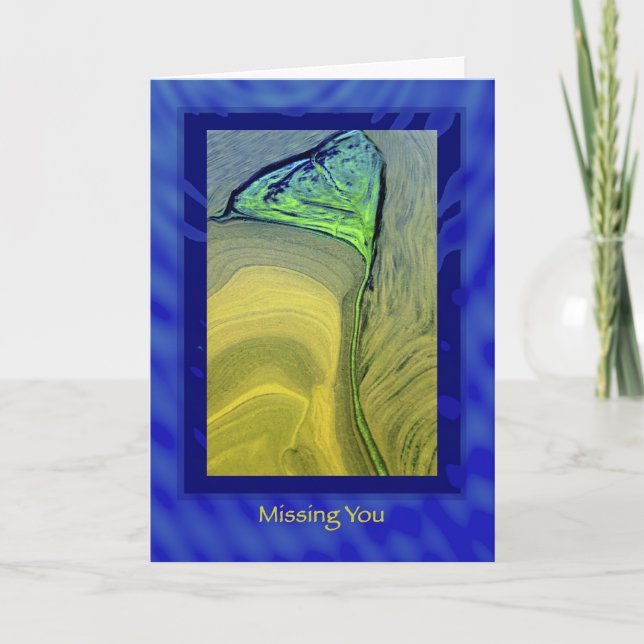 Saknar dig, Make, partner, militär personal Kort (Framsida)