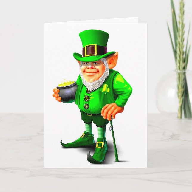 SAKNAR DIG PÅ ST. PATRICK'S DAY Card Kort (Framsida)