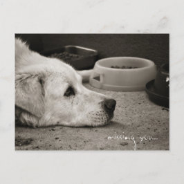 Saknar dig - vykort