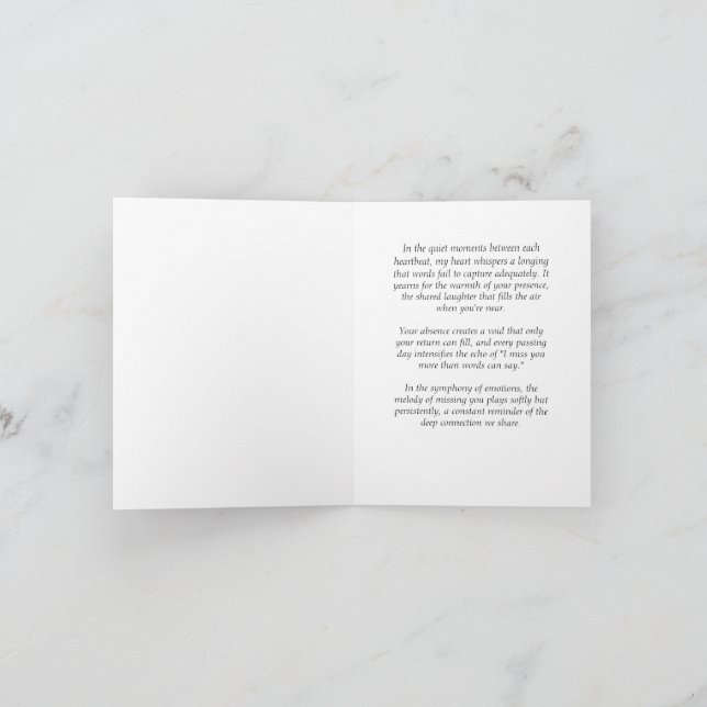 Saknar du en Kärlek? Kort (Inuti)