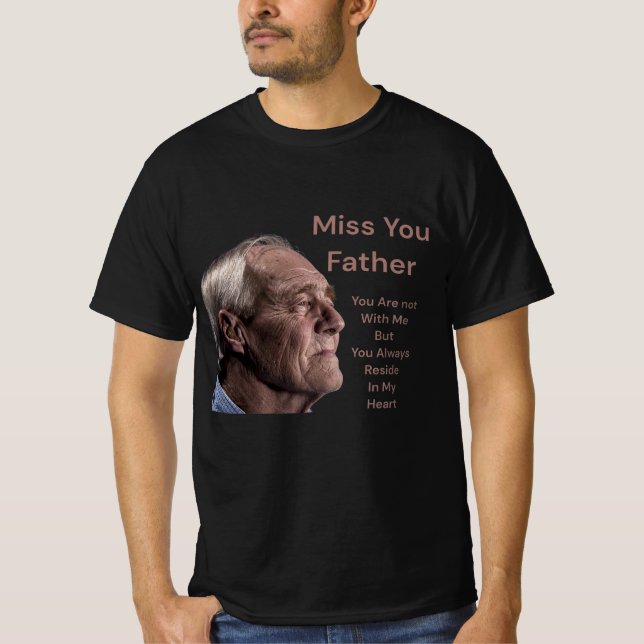 Saknar Pappa T Shirt (Framsida)