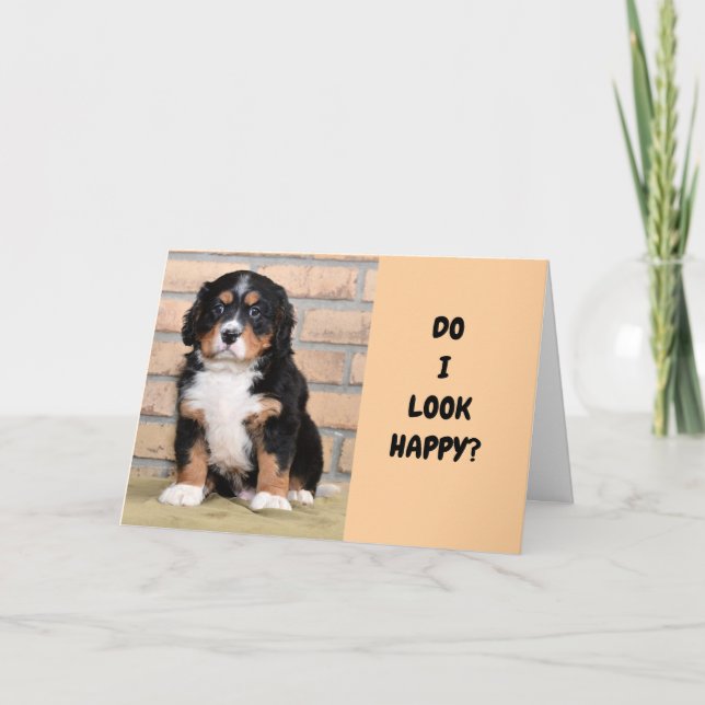 "SAKNAR U SEDAN U FLYTTAT" HELGKORT (Framsida)