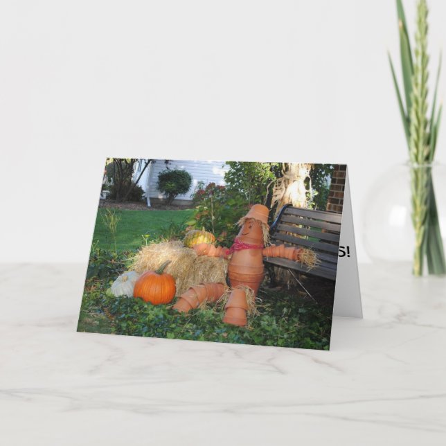 SAKNAR VÅRA VÄNNER I THANKSGIVINGEN HELGKORT (Framsida)