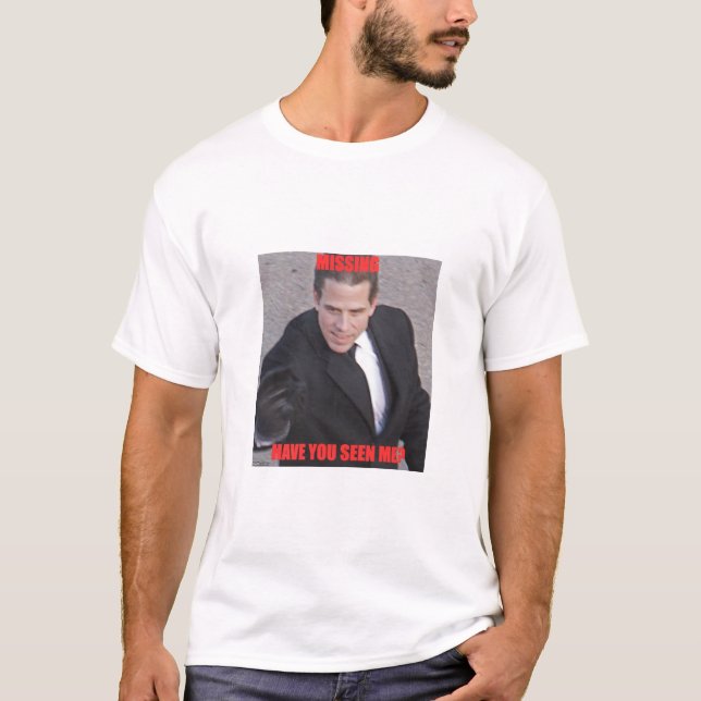 Saknas: Hunter Biden T Shirt (Framsida)