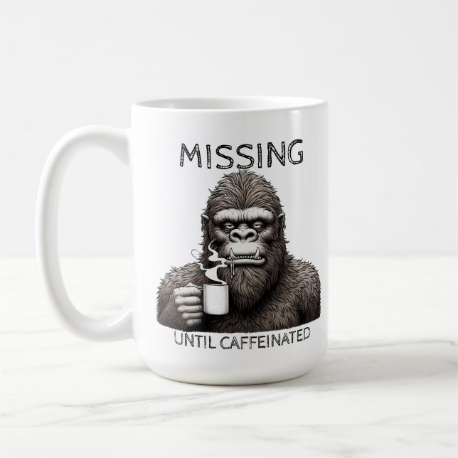 Saknas till koffeinfri kaffe - Bigfoot-kaffe Mugg (Vänster)