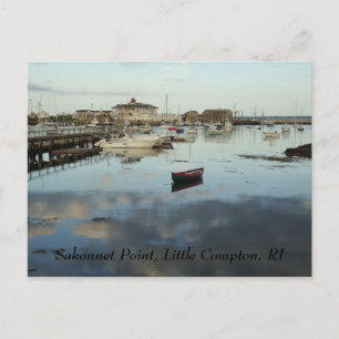 Sakonnet Point Postcard, Little Compton, RI Vykort