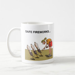 Säkra Fireworks mugg