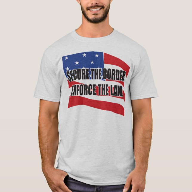 Säkra gränsen tee shirt (Framsida)