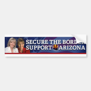 Säkra gränsservicen Arizona Bildekal
