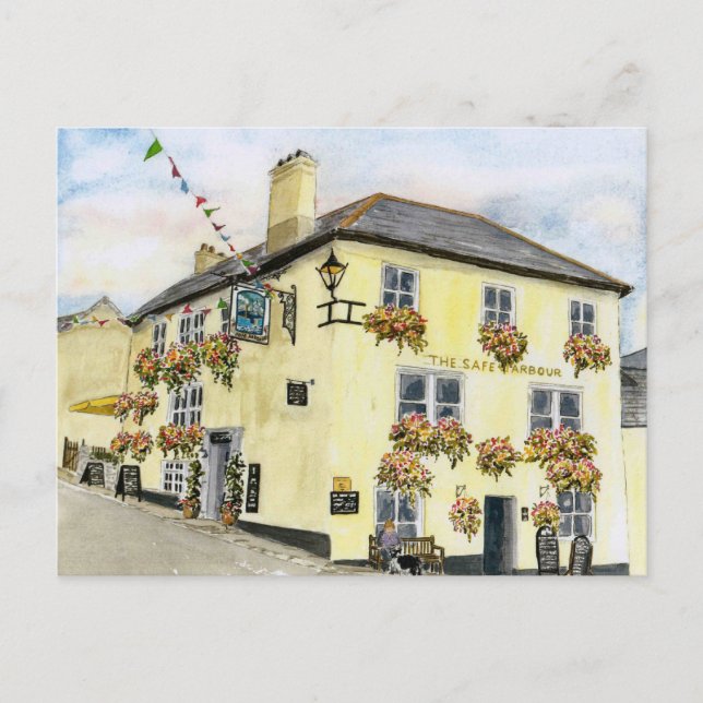 säkra hamnens vykort (Framsida)