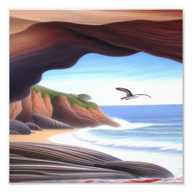 Säkra hav fototryck (Framsidan)