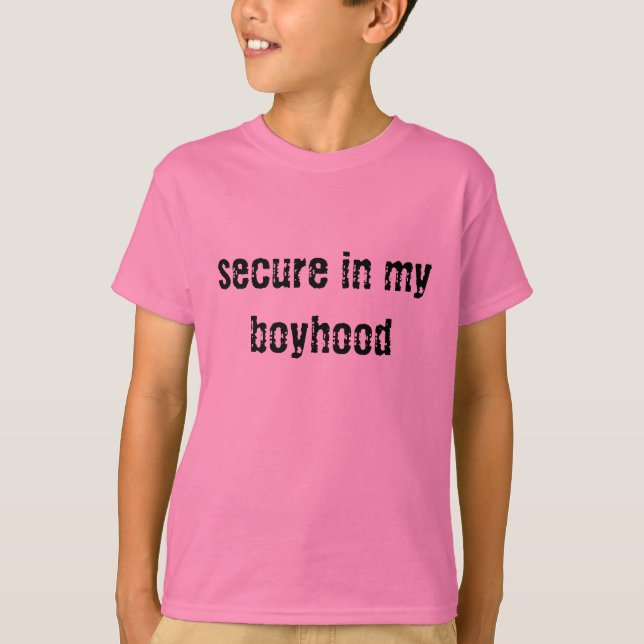 säkra i min boyhood t-shirt (Framsida)