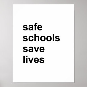 säkra skolorsparaliv poster