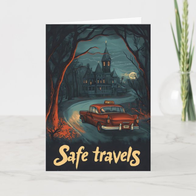 Säkra Travels Horror Resa Helgkort (Framsida)
