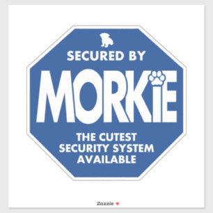 Säkrad av Morkie Klistermärken