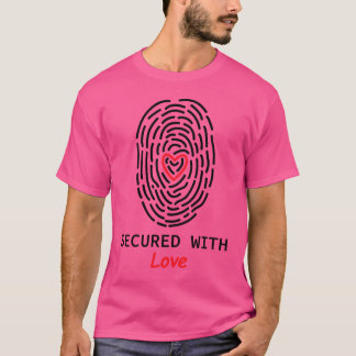 SÄKRAD MED Kärlek Mysigt retropresent T Shirt