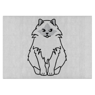 Sakral Birman katttecknad