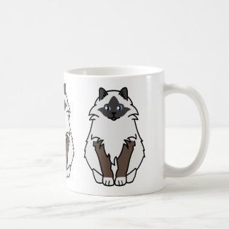 Sakral Birman katttecknad Kaffemugg