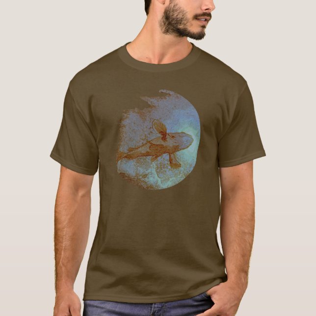 Sakral Carp Tee Shirt (Framsida)
