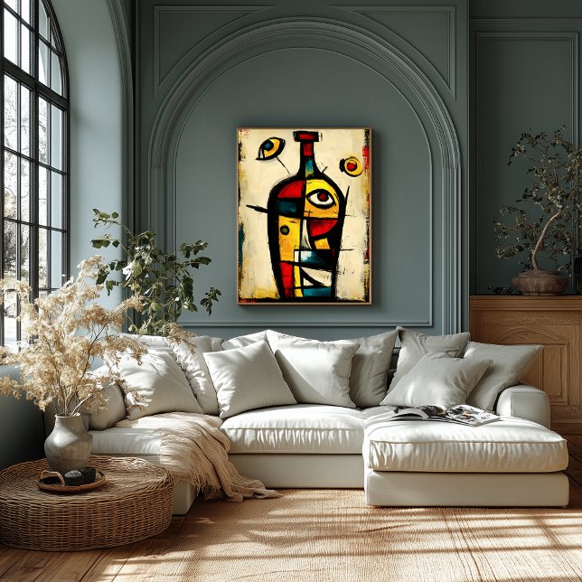 Sakral flaska samtida abstrakt expressionism poster (Skapare uppladdad)