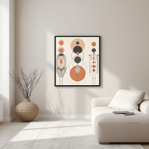 Sakral form – Modern feminin geometri V Poster
