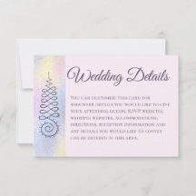 *~* Sakral geometri Pastell Bröllopsdetaljer