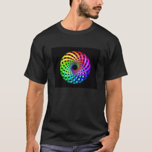Sakral geometri - T-tröja för regnbågeToroid II T Shirt