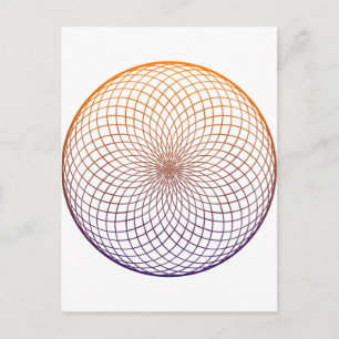 Sakral geometri vykort