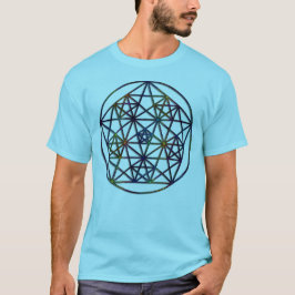 Sakral geometriFractal för överflöd av liv T-shirt