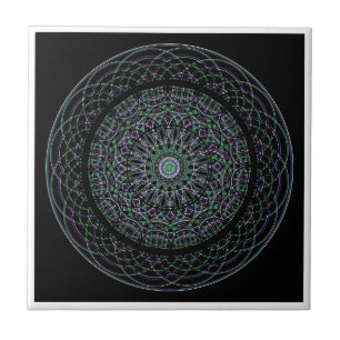 Sakral geometriMandala Kakelplatta