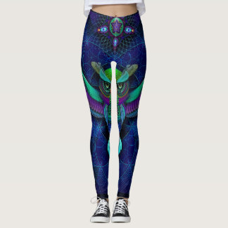 Sakral geometriuggladamasker leggings
