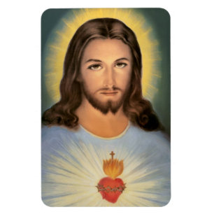 Sakral hjärta av den Jesus Flexi magneten Magnet